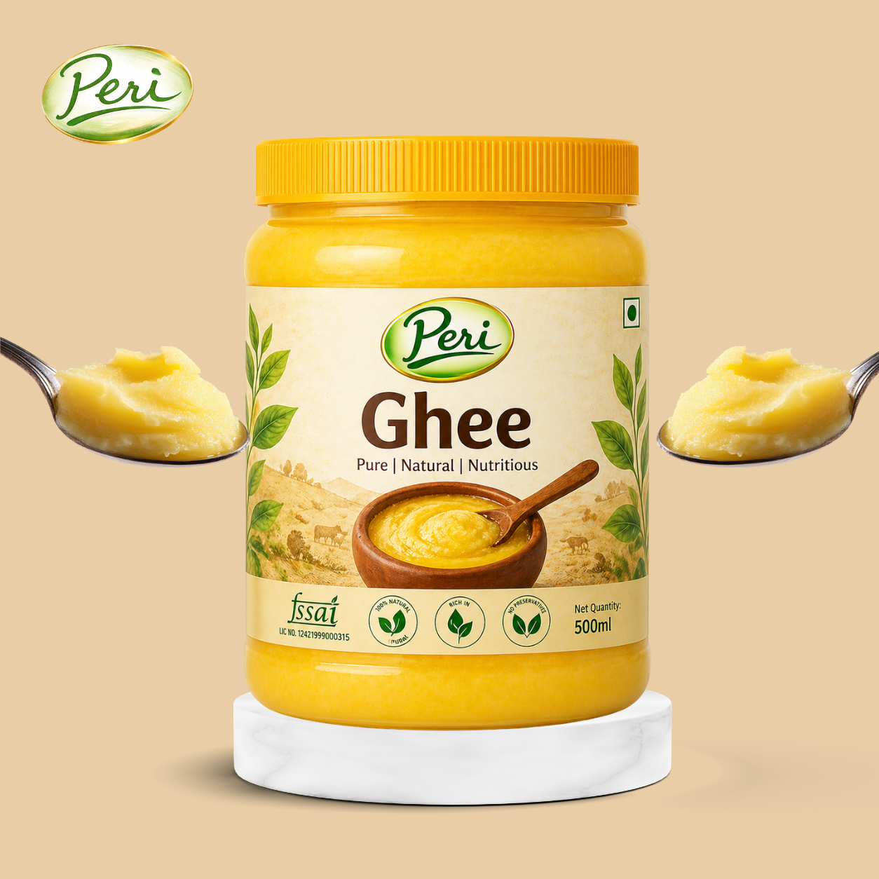 Pure, aromatic, and traditionally prepared ghee made to enhance taste and nutrition in every meal.